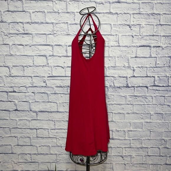 Eileen fisher red 100% silk sleeveless top - Picture 5 of 12